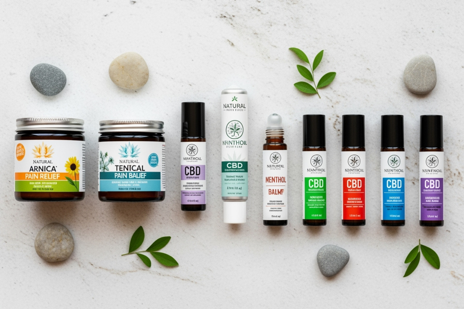 Comparing pain relief products - natural topical analgesic