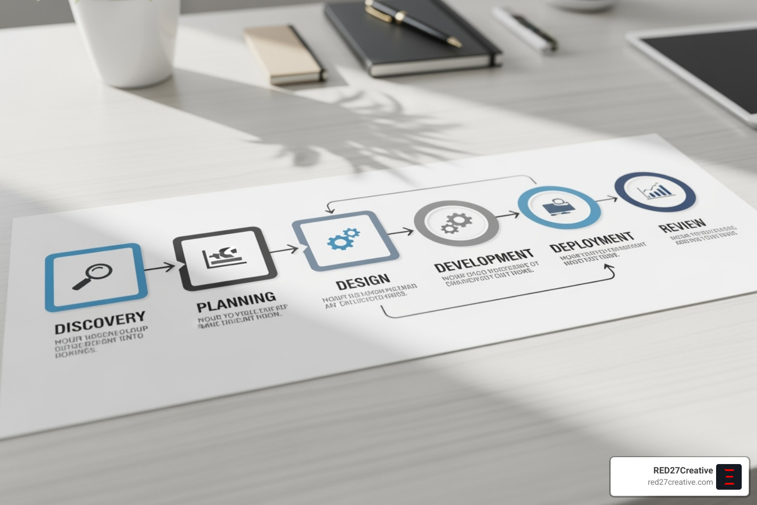 A strategic checklist or roadmap visualizing the 7 steps of social media strategy development - Social media strategy A strategic checklist or roadmap visualizing the 7 steps of social media strategy development - Social media strategy