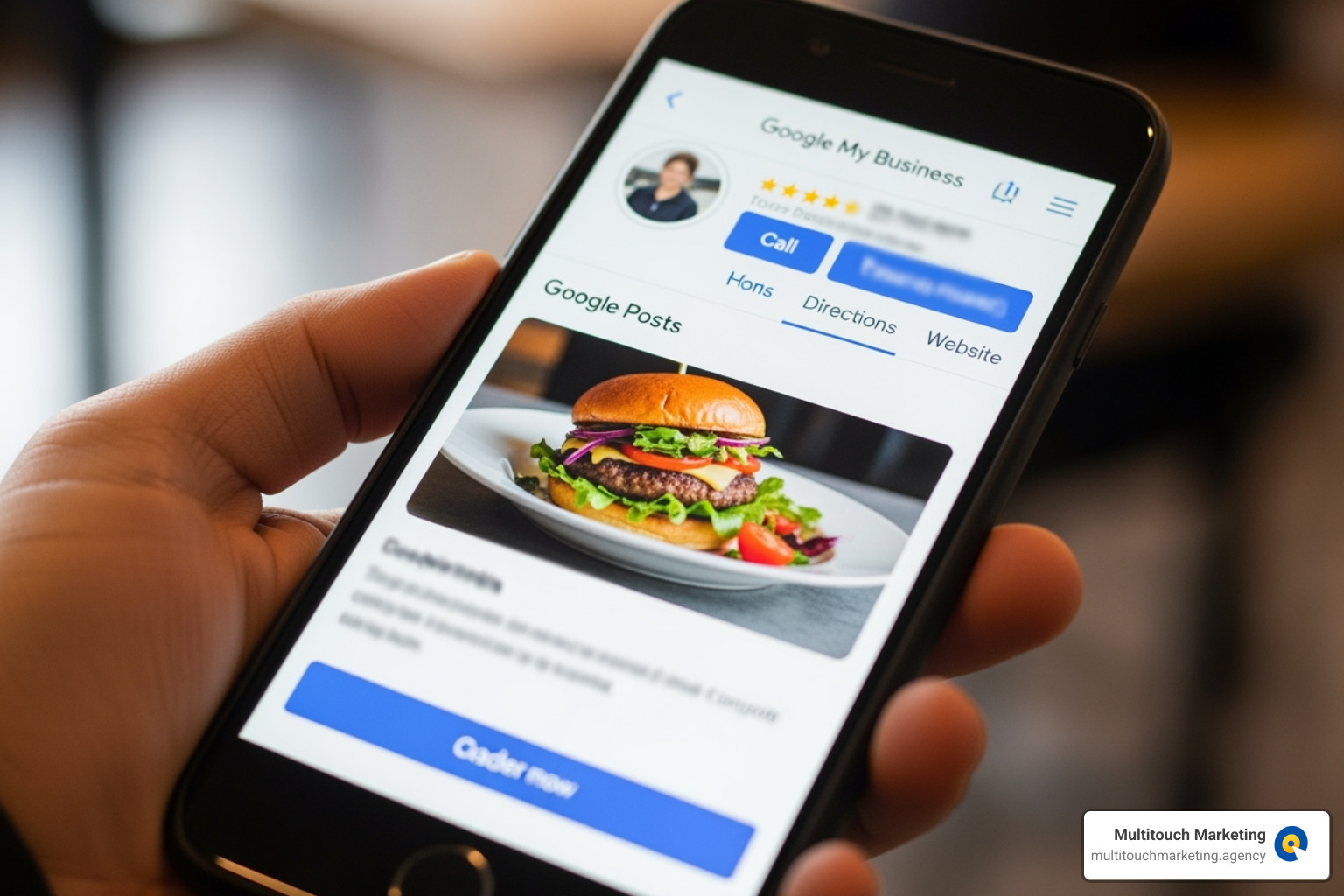 Google Posts example - Google Maps SEO