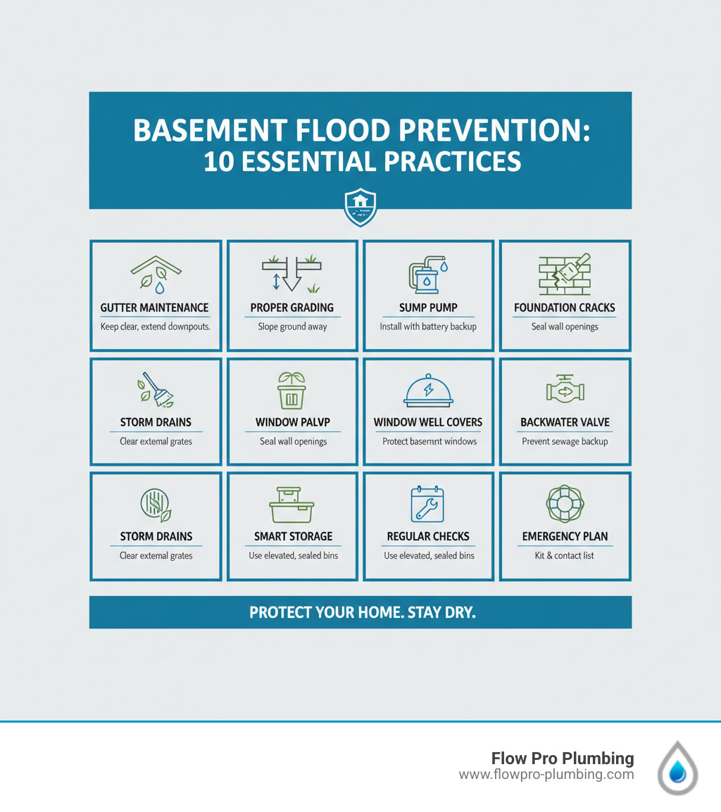 Basement Flood Prevention Measures For Sump Pumps