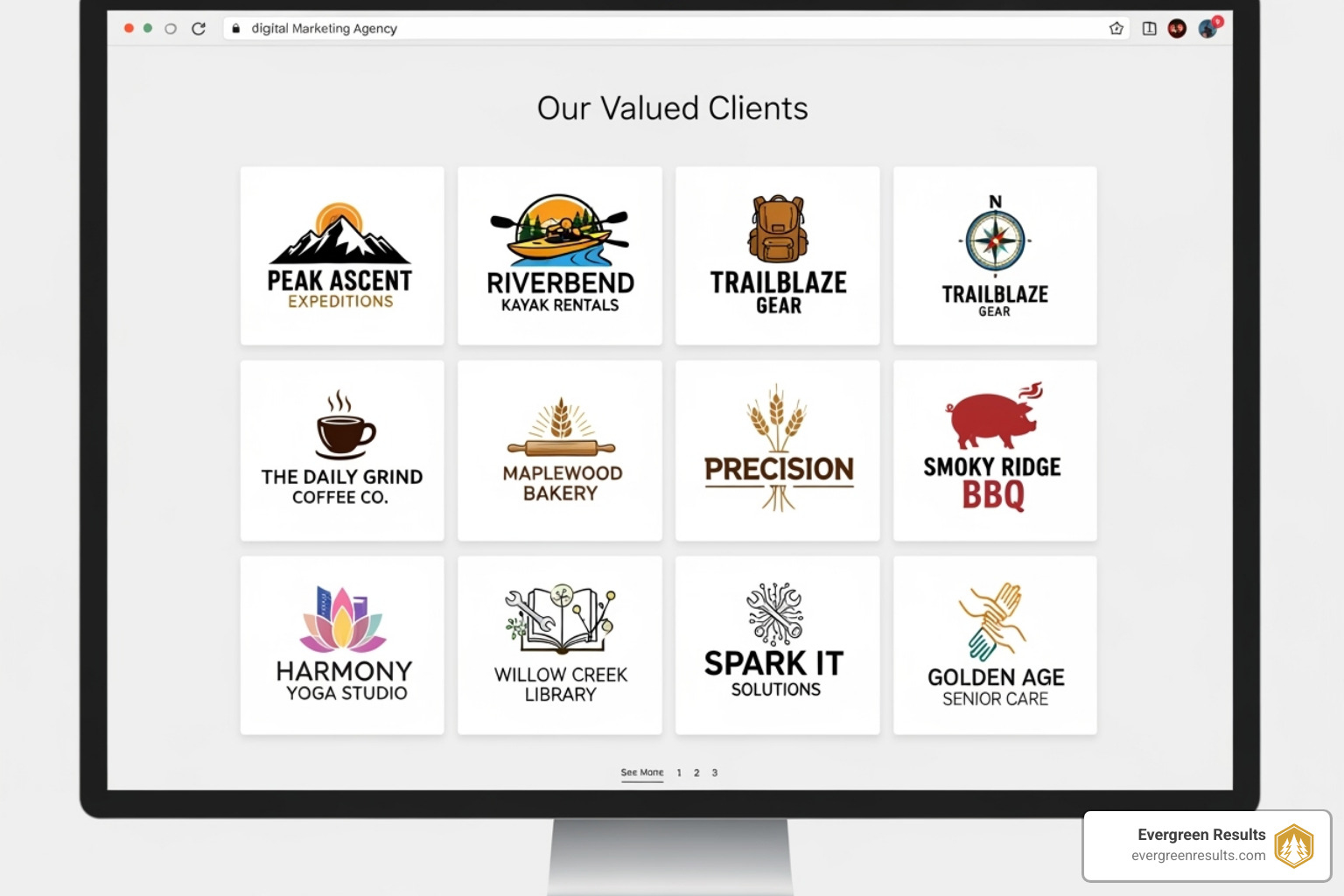 portfolio of local client logos - digital marketing agency durango