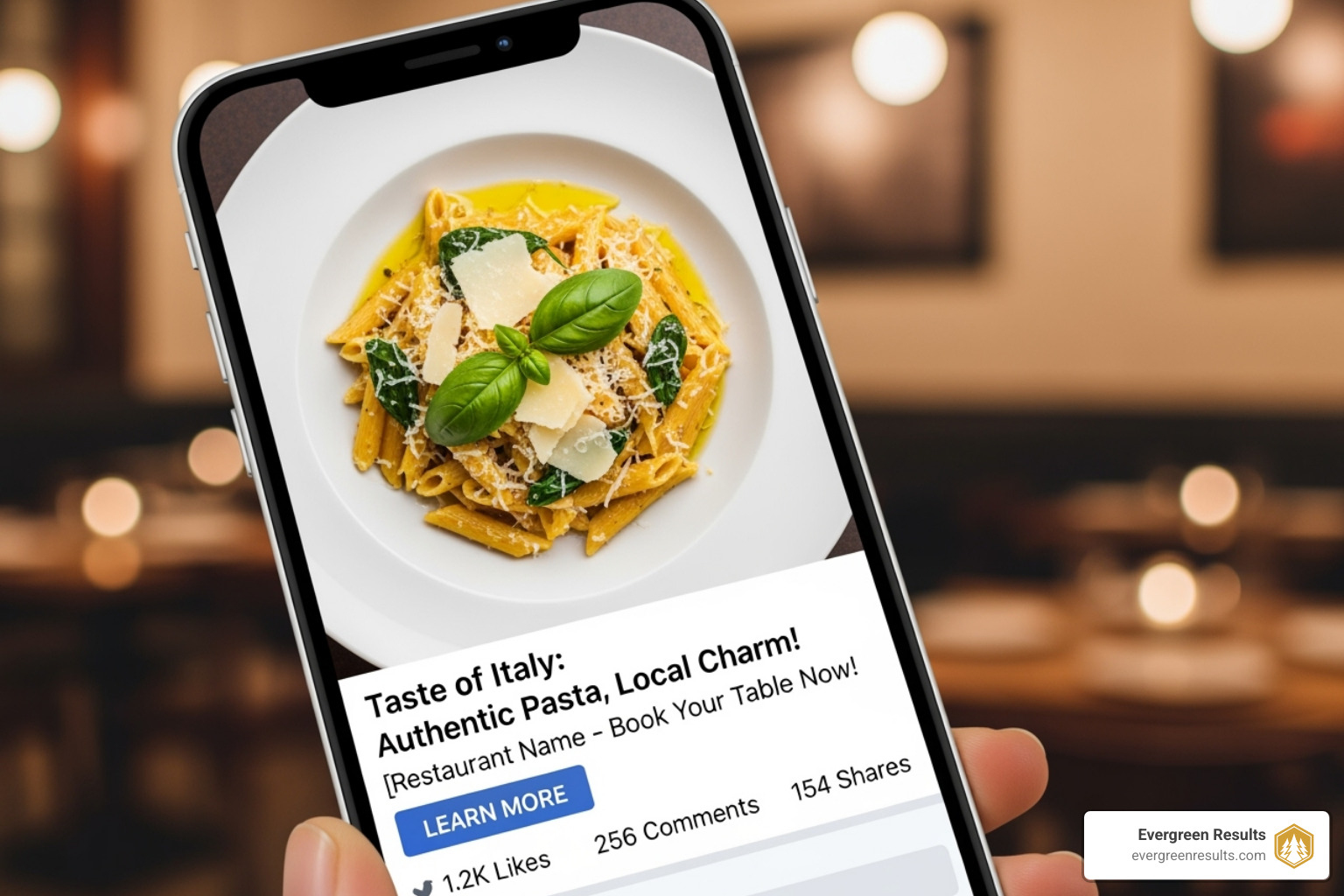 successful Facebook ad campaign for local Durango restaurant - digital marketing agency durango