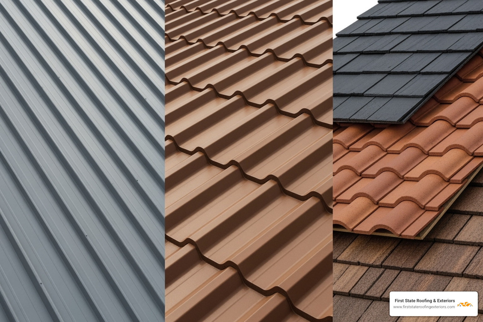 modern metal roof types - tin roof contractors near me