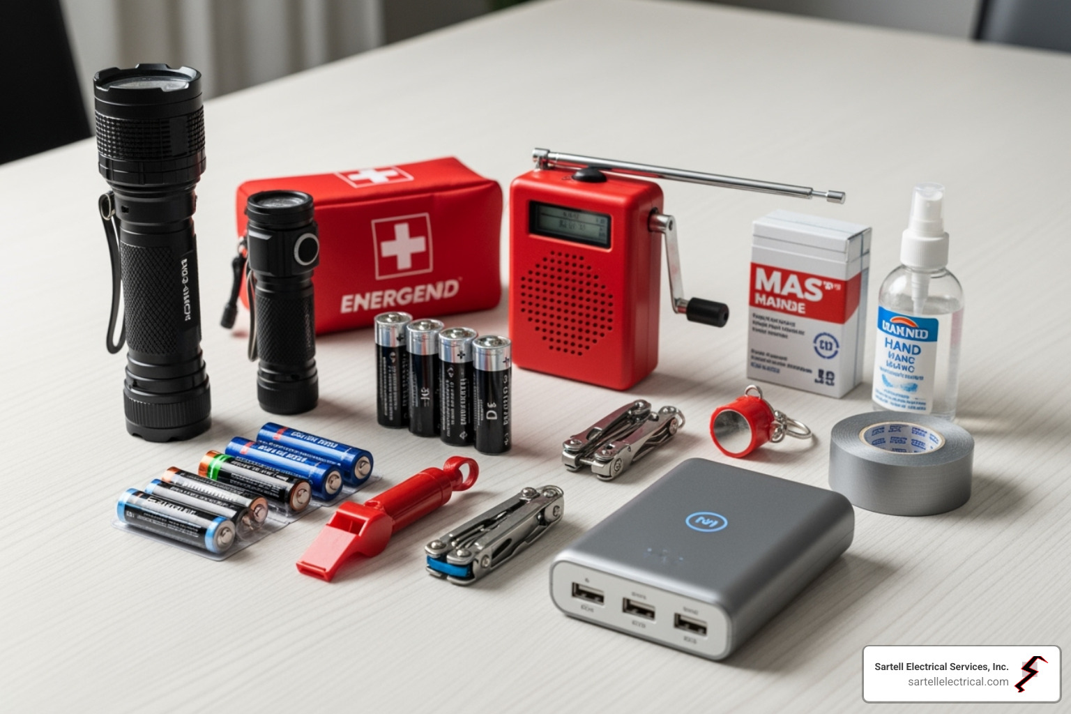 home emergency kit including flashlights and batteries - electrician framingham ma home emergency kit including flashlights and batteries - electrician framingham ma