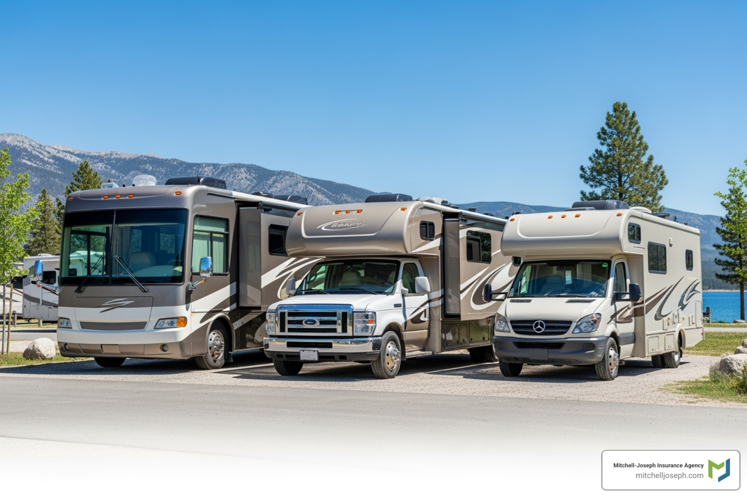 Table comparing estimated daily insurance costs for different RV classes (e.g., Class A, Class C, Travel Trailer) - motorhome rental insurance