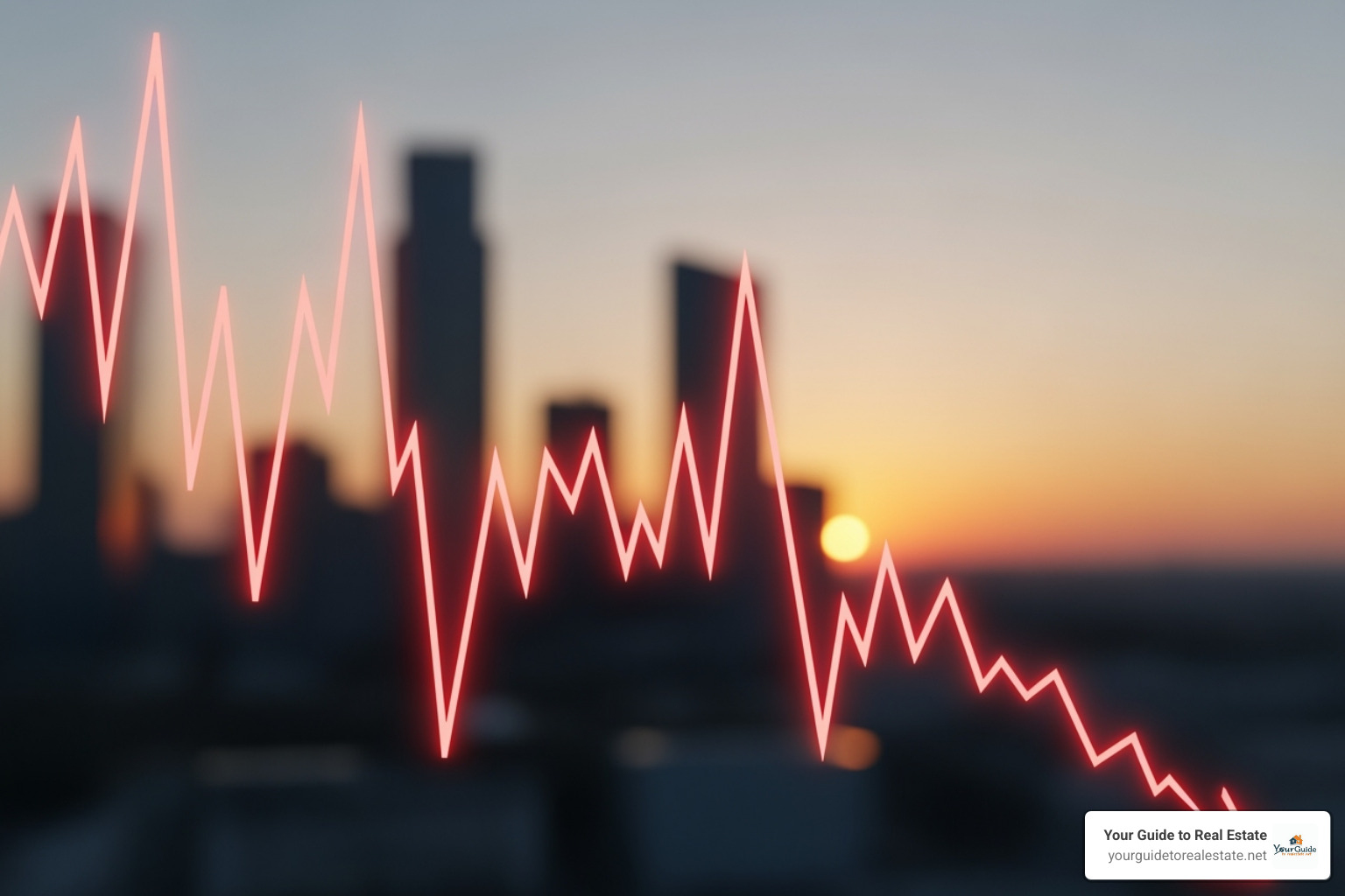 Graph illustrating potential market risks in real estate investment - dscr loan