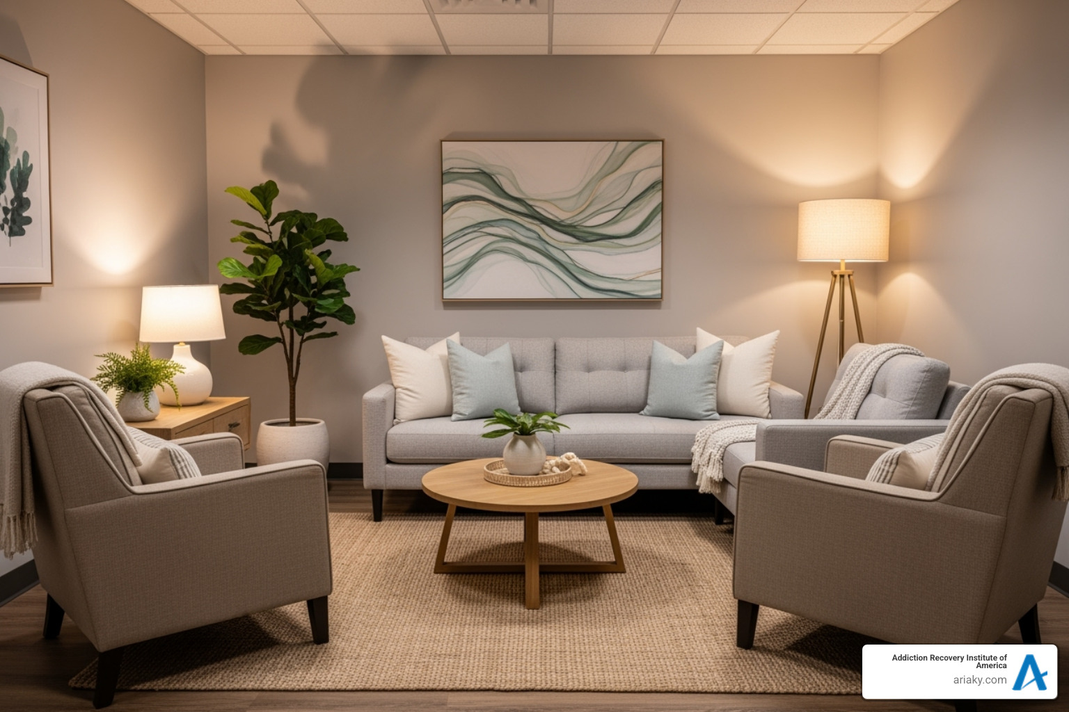 Serene therapy room - heroin detox Louisville KY