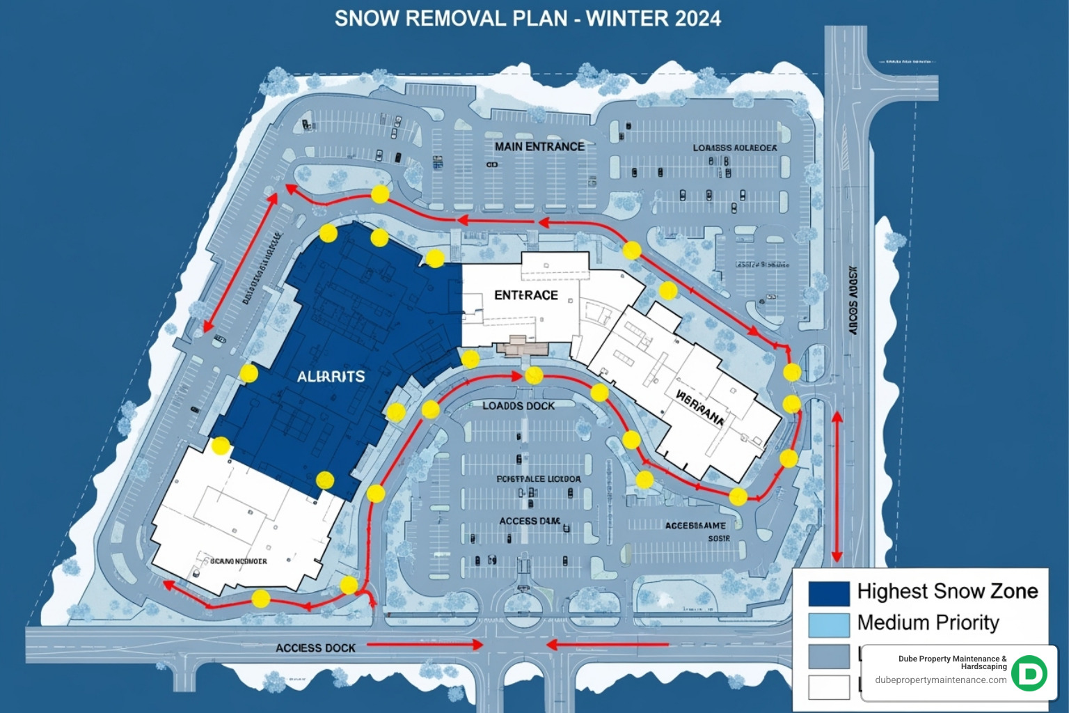 Store Snow Plan Example Shopping Center Snow Removal: Your 24/7 Safe Solution