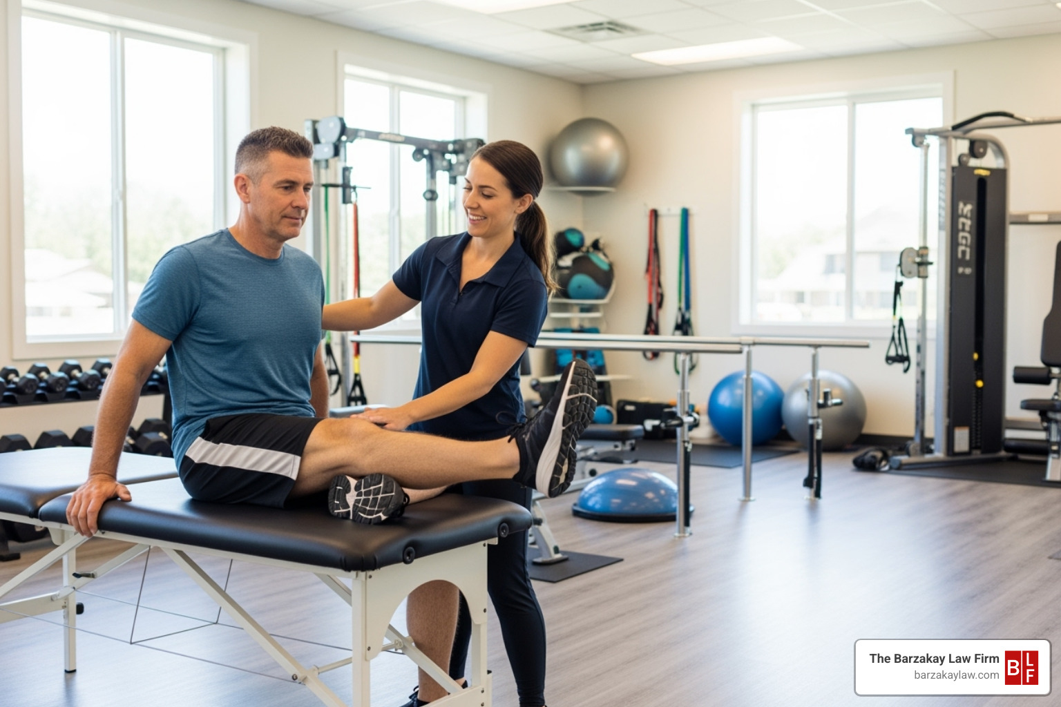 person in physical therapy - boca raton dog bite attorneys