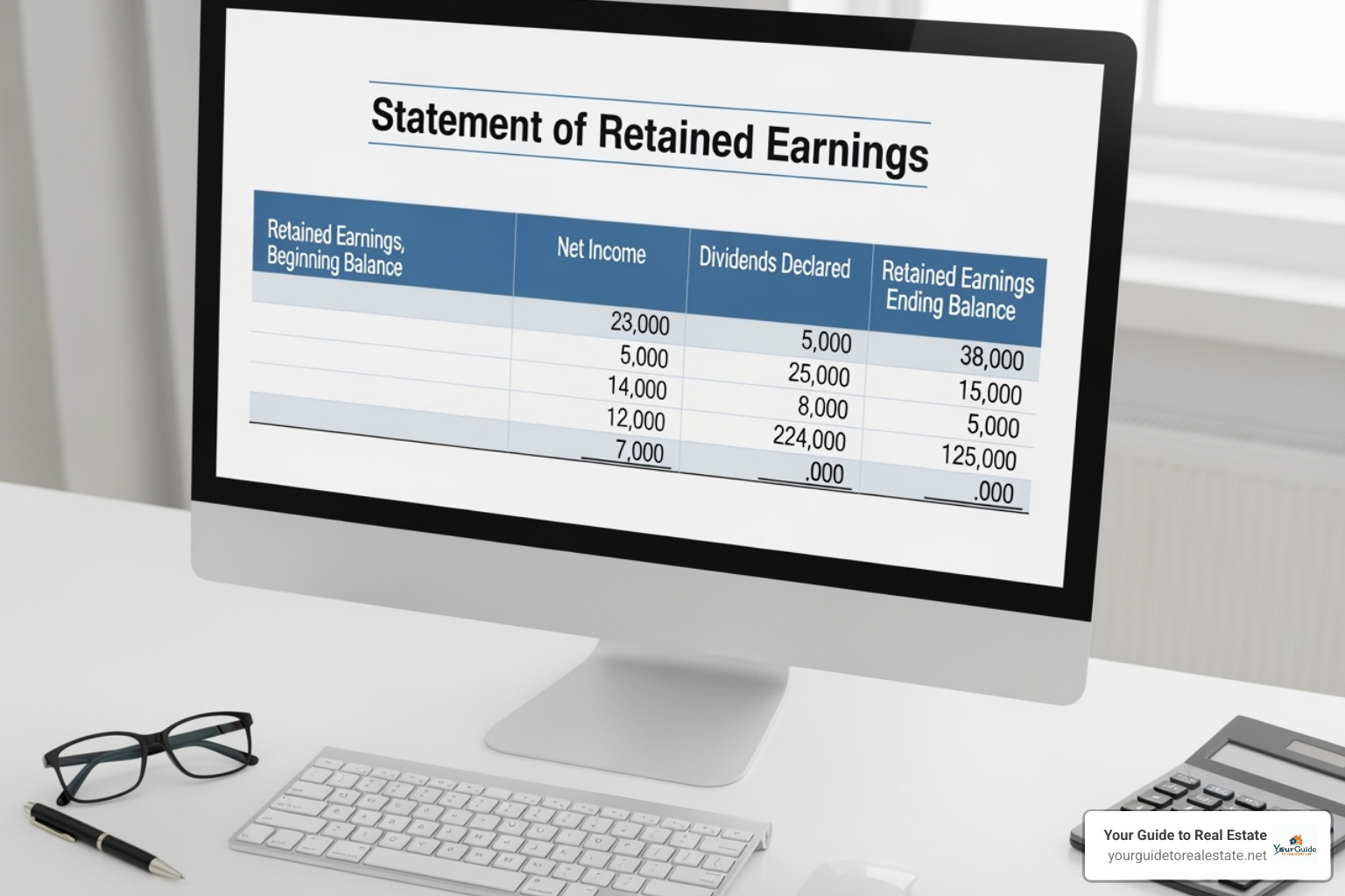 Sample Statement of Retained Earnings - statement of retained earnings