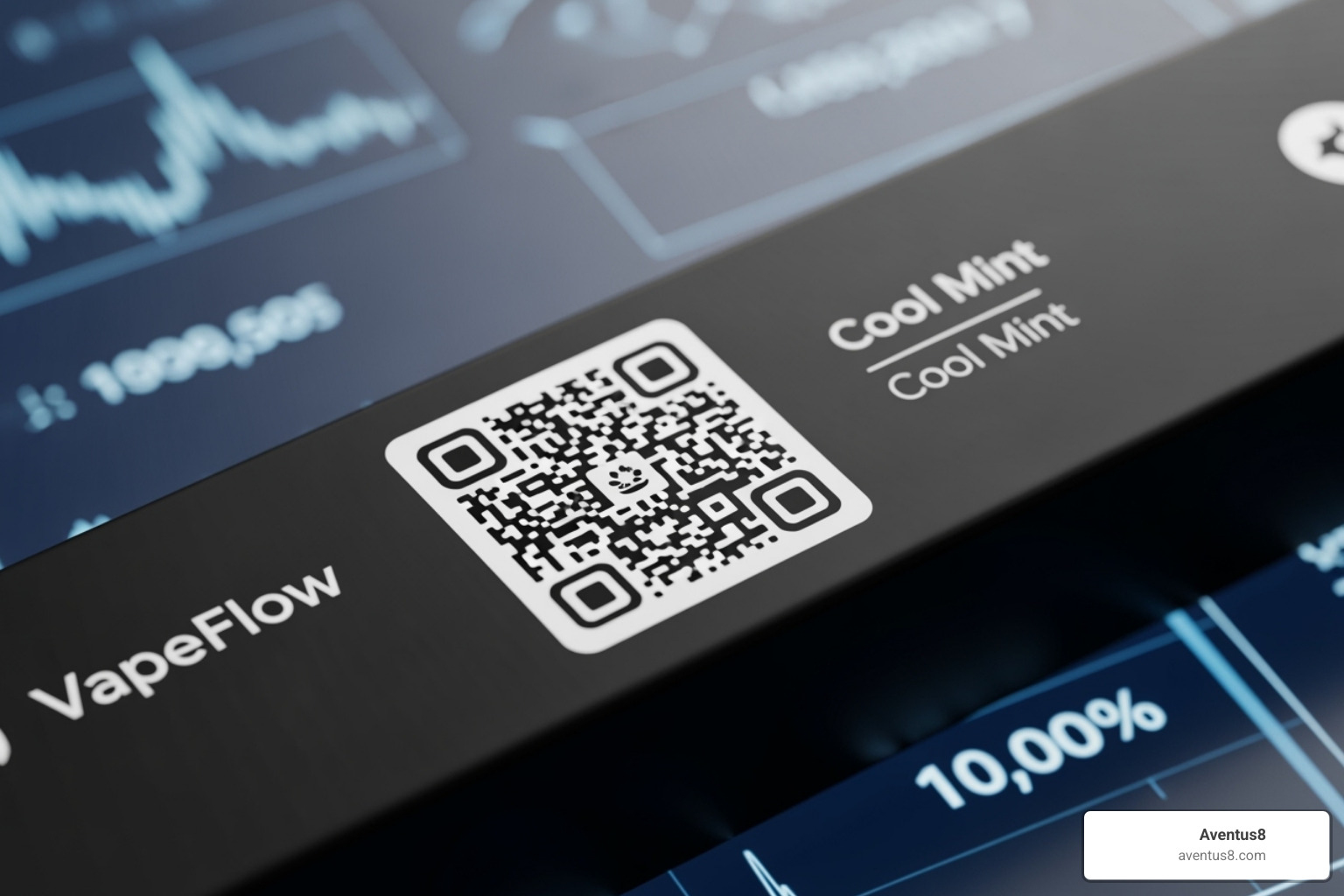 QR code on vape packaging leading to a lab report - disposable thc vape pens bulk