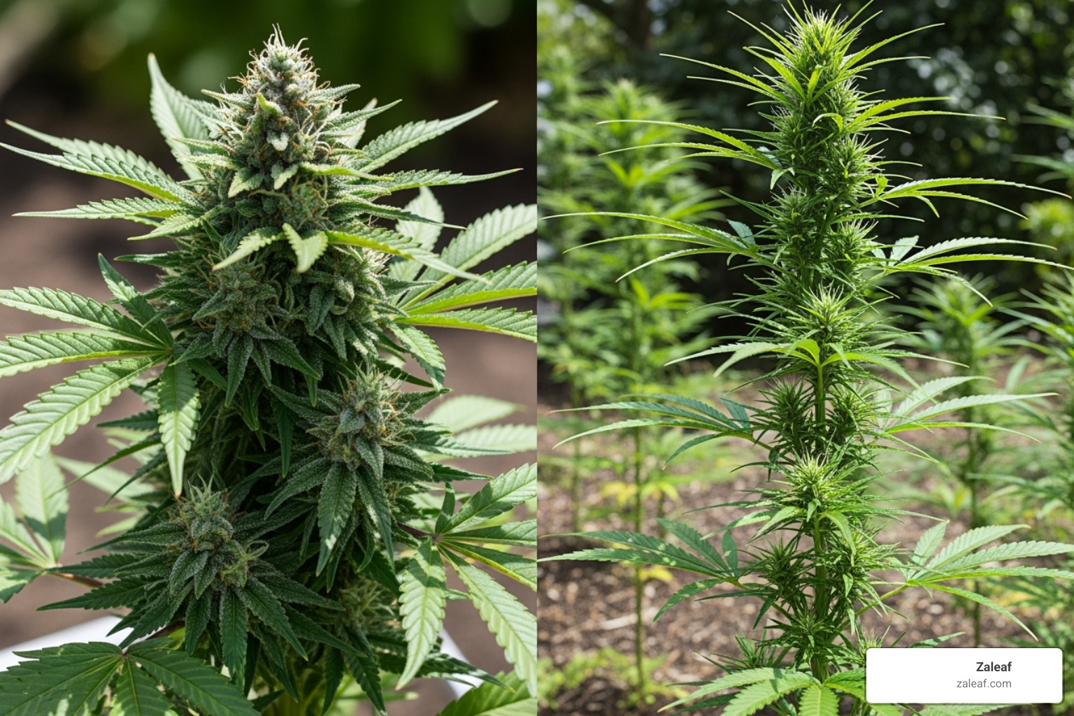 Cannabis plant vs Hemp plant - cannabis supplements