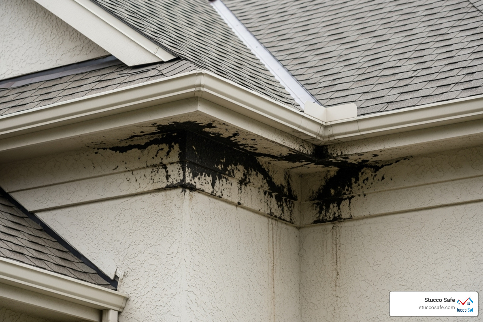 missing or improperly installed kick-out flashing - stucco construction defects