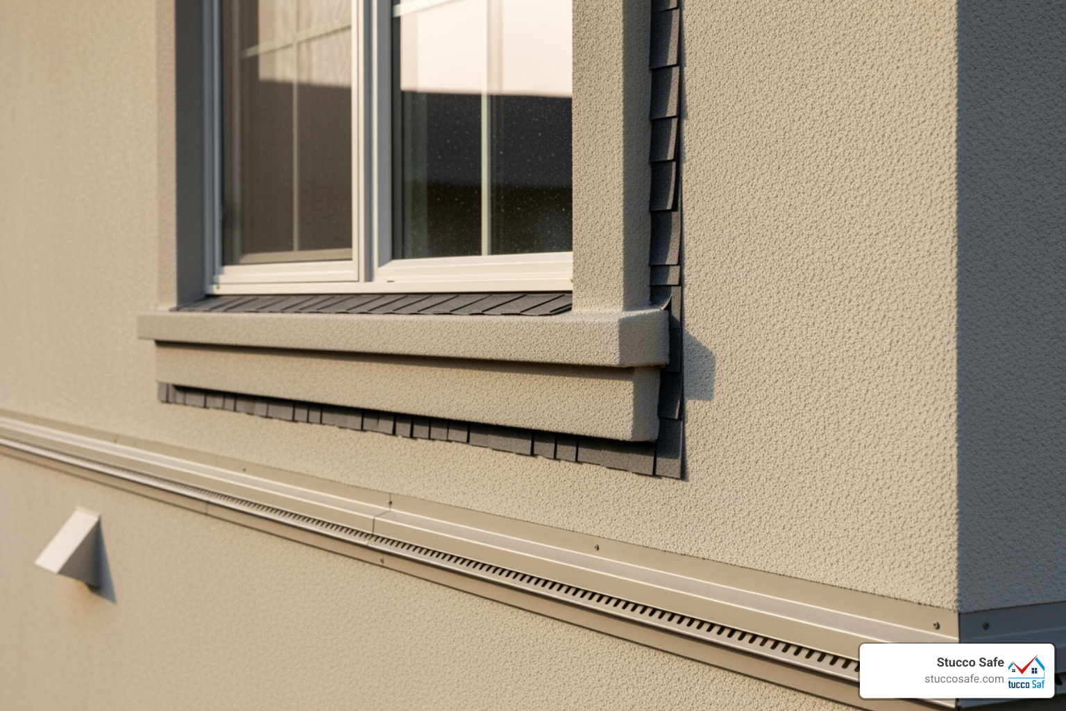 properly installed flashing and drainage - stucco construction defects