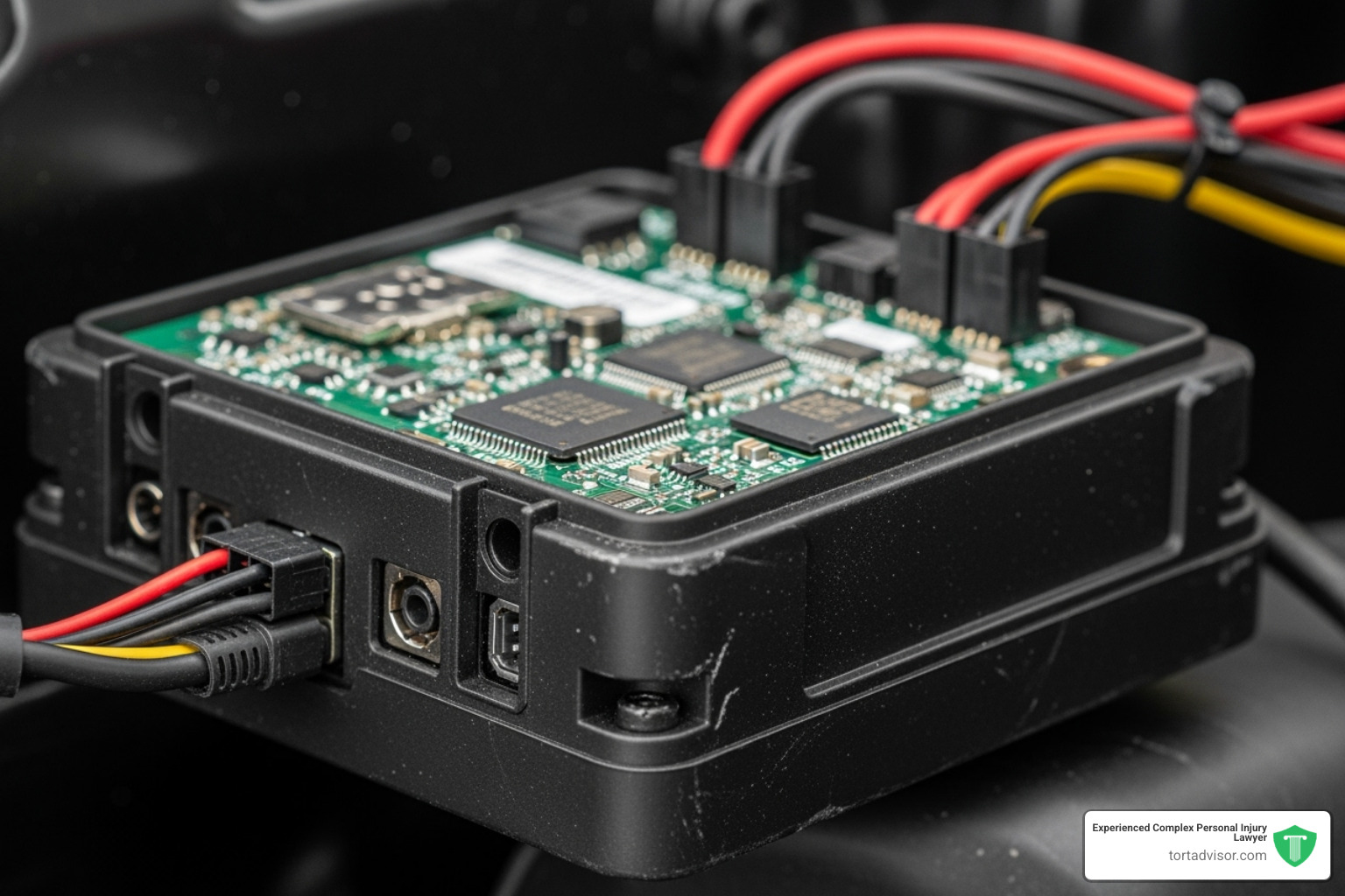 Image of a truck's \"black box\" or Event Data Recorder (EDR) - truck accident attorney Oklahoma Image of a truck's \"black box\" or Event Data Recorder (EDR) - truck accident attorney Oklahoma