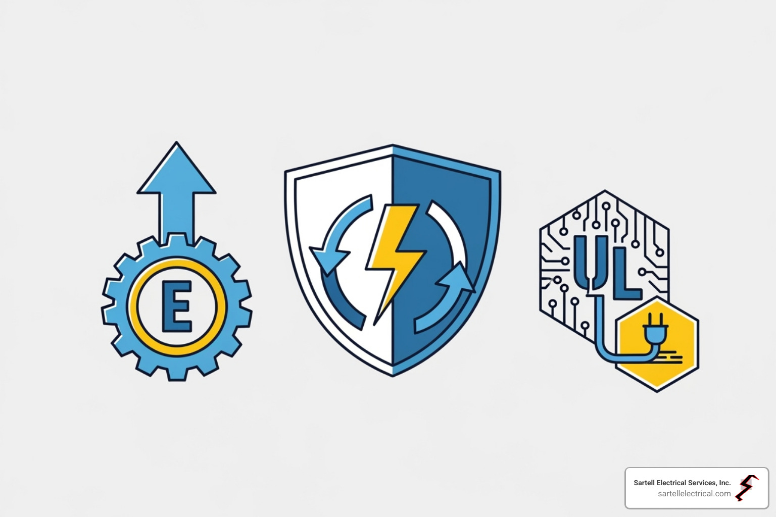 logos for regulatory bodies like ESA and Safe Electric - safe electric registered electrical contractor