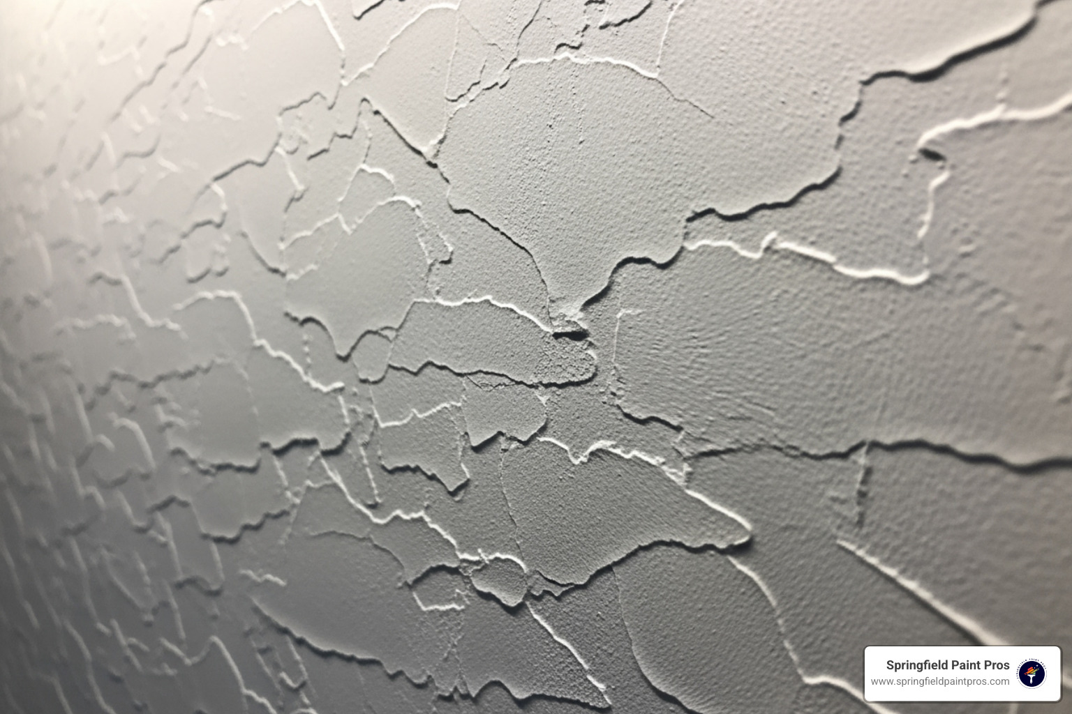 wall with a subtle knockdown texture - drywall services springfield