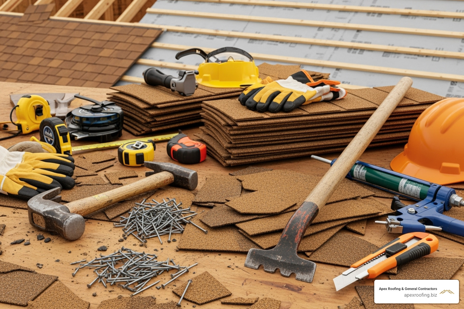 tools and materials for roof replacement - roof shingle replacement