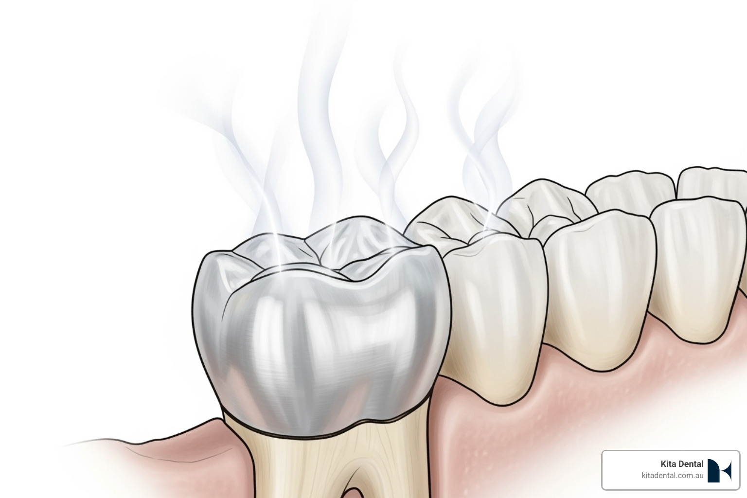 A diagram-style image illustrating advanced dental implant procedures A diagram-style image illustrating advanced dental implant procedures