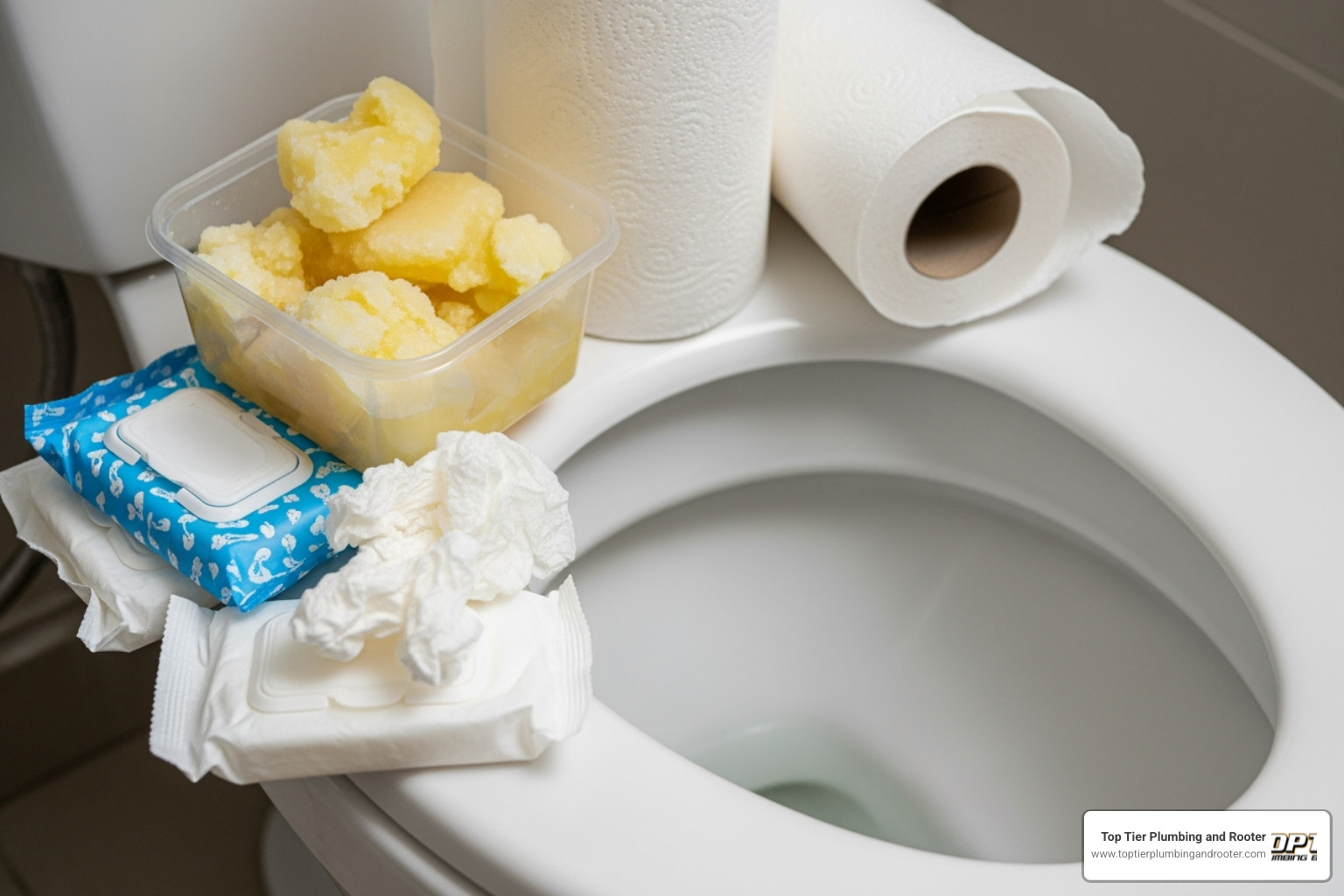 a "do not flush" list including wipes, grease, and paper towels - residential sewer replacement