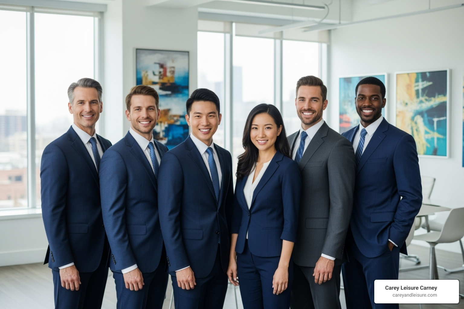 Carey Leisure Carney law firm's office or team photo - rideshare accident lawyer Carey Leisure Carney law firm's office or team photo - rideshare accident lawyer