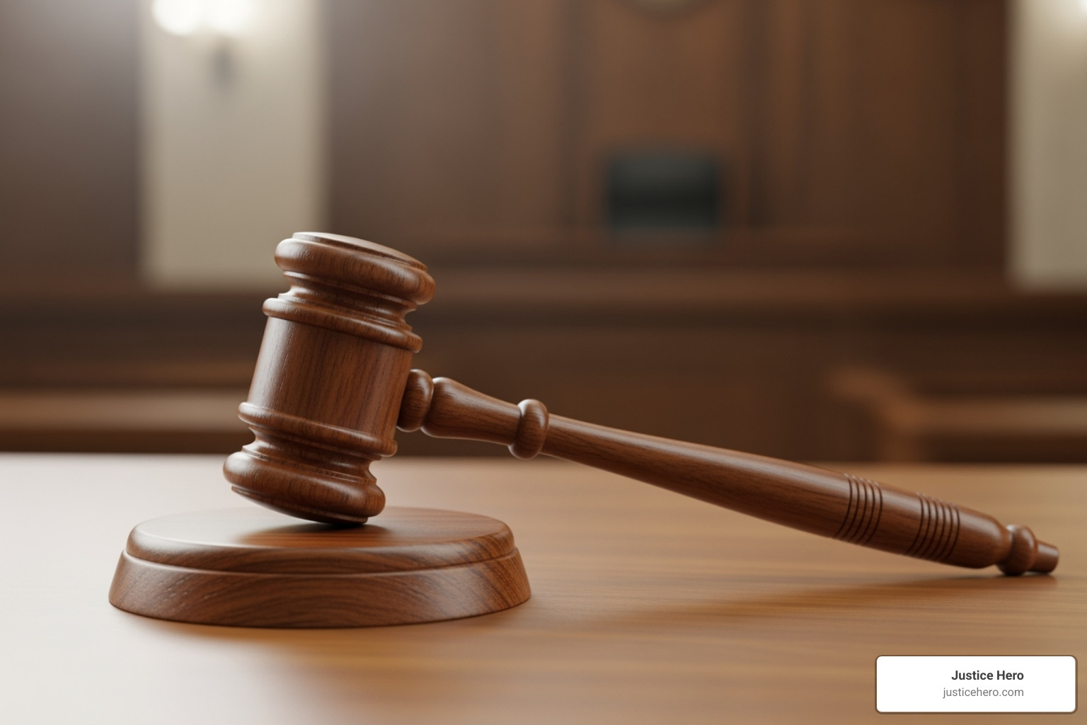 A close-up image of a gavel on a wooden desk, symbolizing justice and legal proceedings - earplug lawsuit military A close-up image of a gavel on a wooden desk, symbolizing justice and legal proceedings - earplug lawsuit military