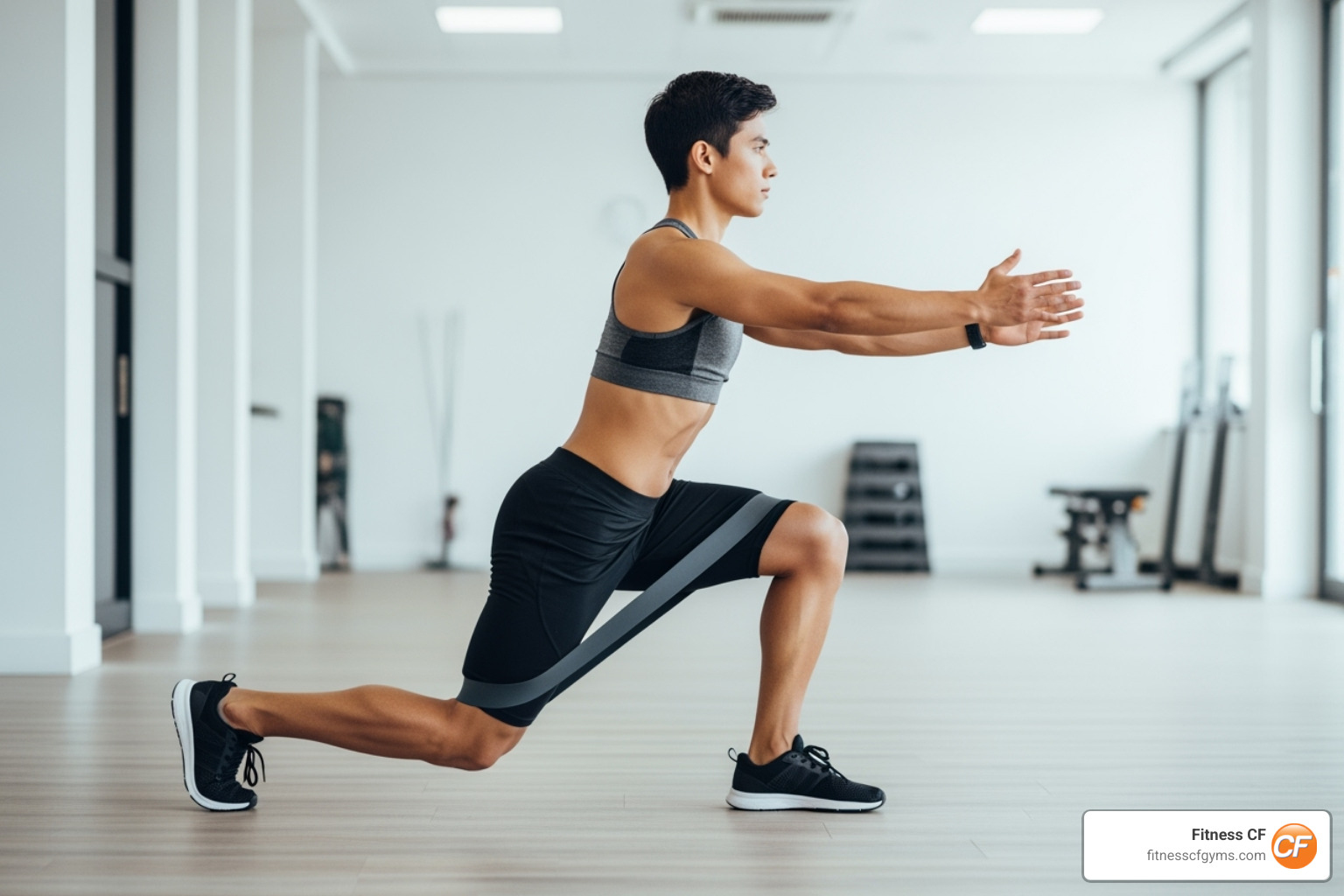 Crab Walk with a resistance band - how to relieve hip groin pain