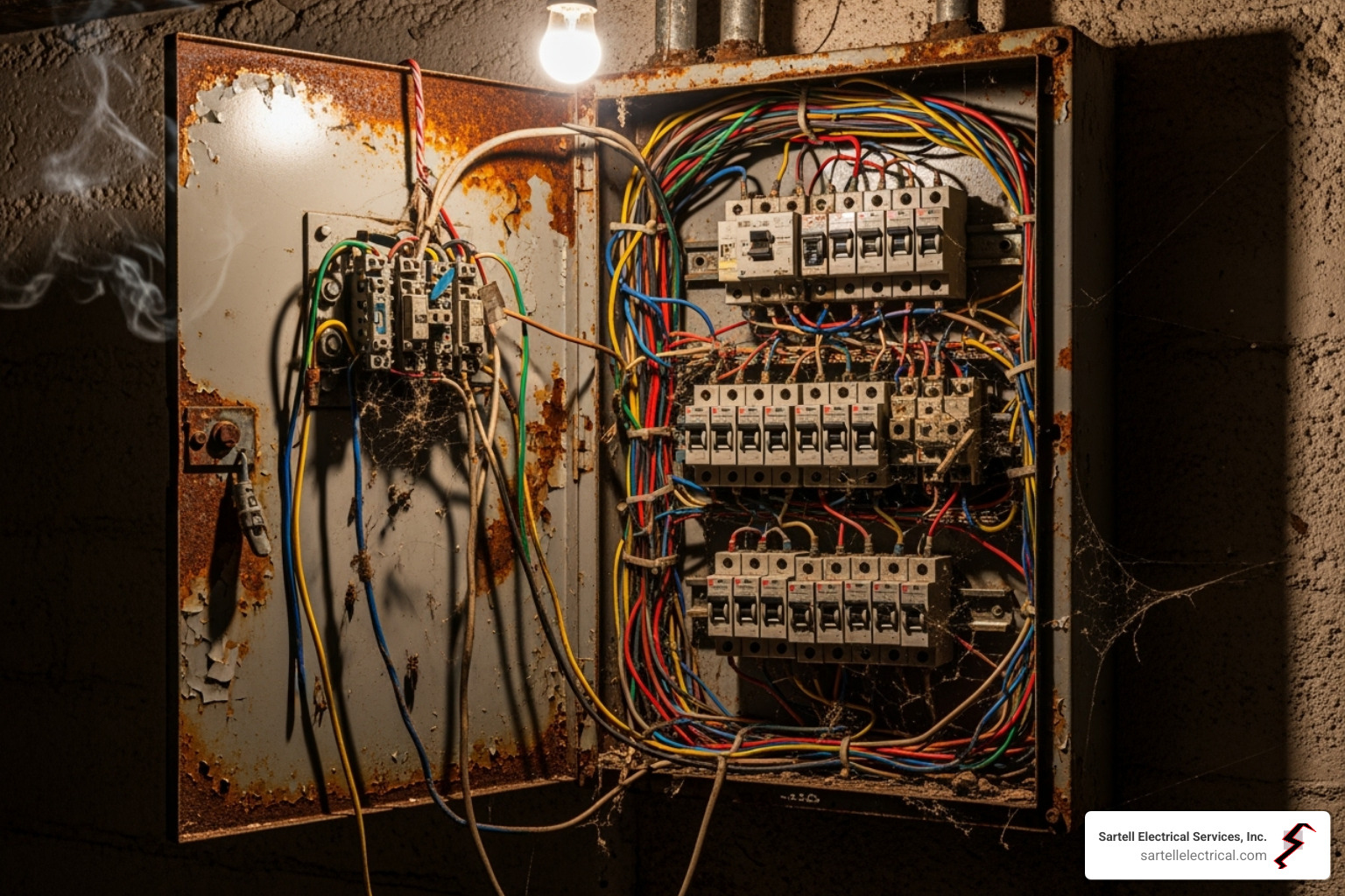 old, rusty, or overloaded electrical panel - cost to change out electrical panel old, rusty, or overloaded electrical panel - cost to change out electrical panel