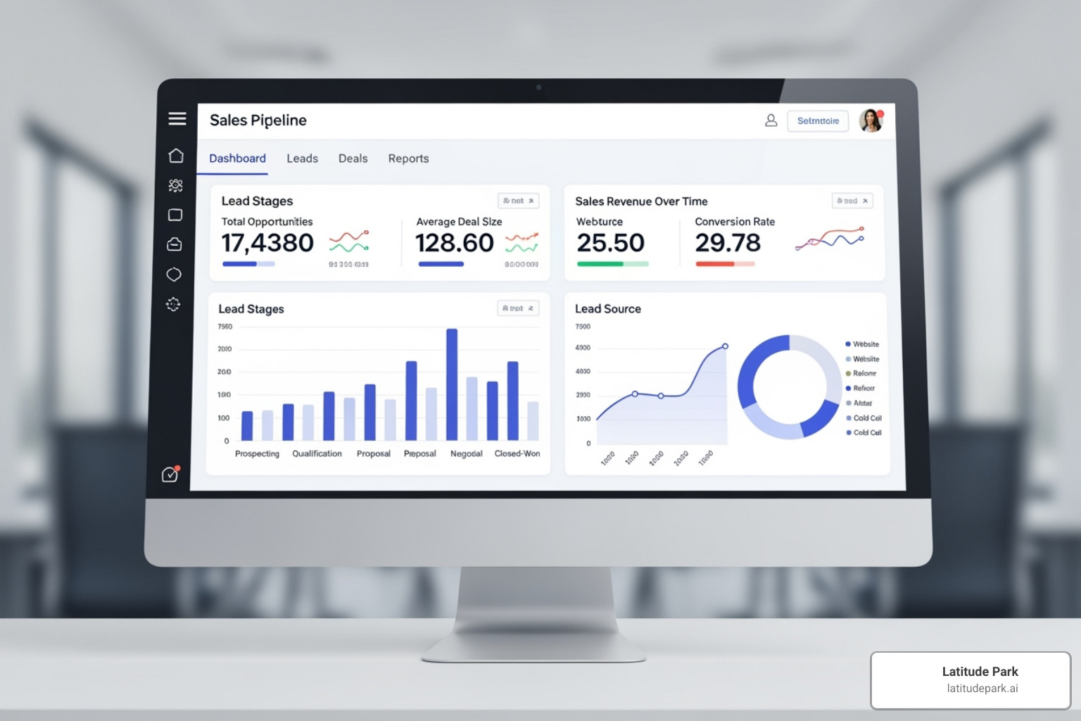 digital sales pipeline dashboard - Small business sales automation