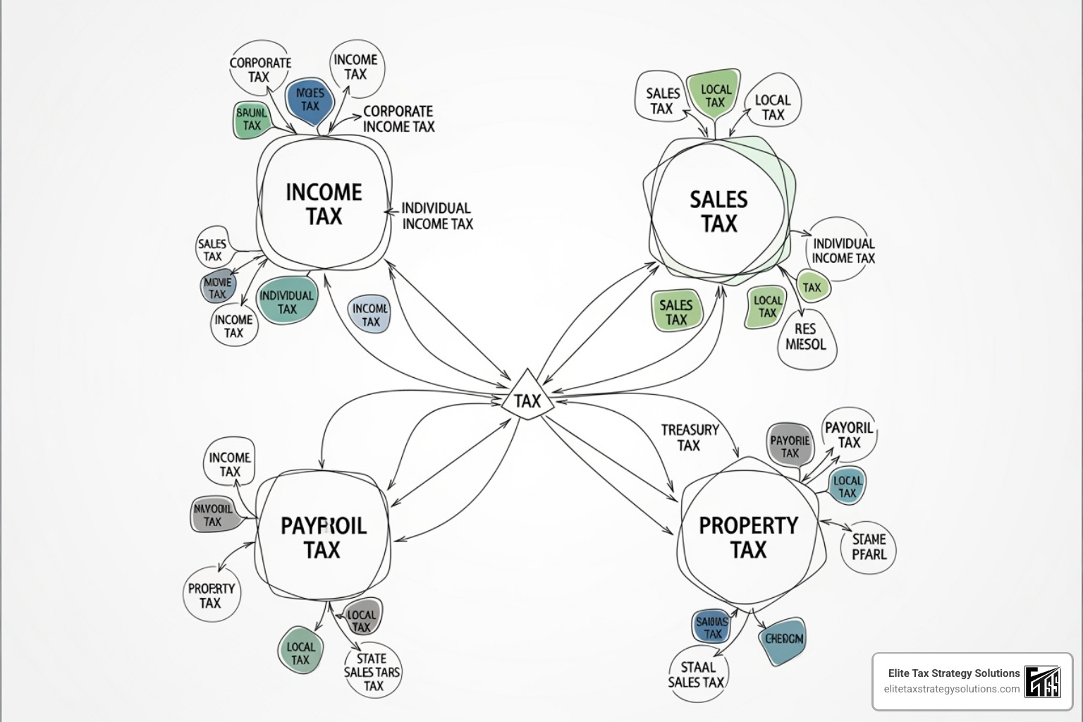 flowchart illustrating the different types of business taxes - business tax compliance services flowchart illustrating the different types of business taxes - business tax compliance services