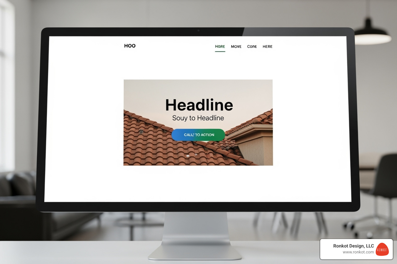 website hero section with a clear Call-to-Action button - roofer website designs website hero section with a clear Call-to-Action button - roofer website designs