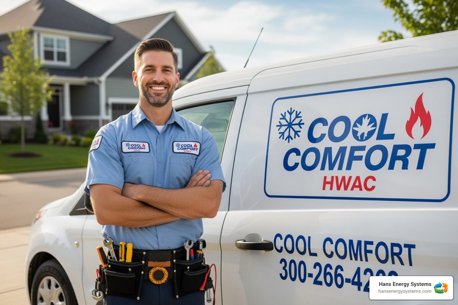 a friendly, professional HVAC technician with a van - HVAC maintenance Poway a friendly, professional HVAC technician with a van - HVAC maintenance Poway