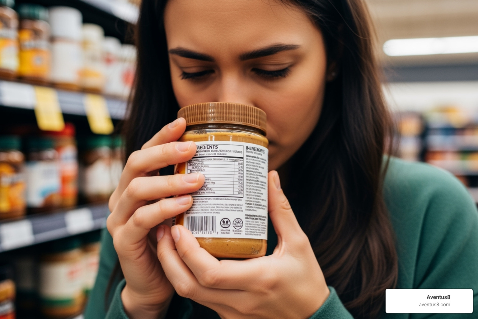 Person reading label - Potent THC capsules