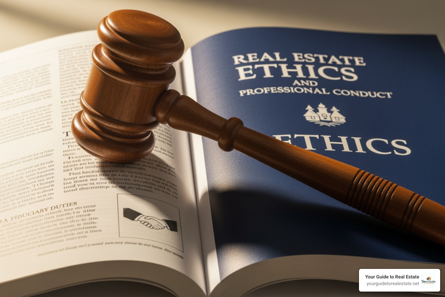 of a gavel or a real estate ethics handbook - arlene bunch realtor