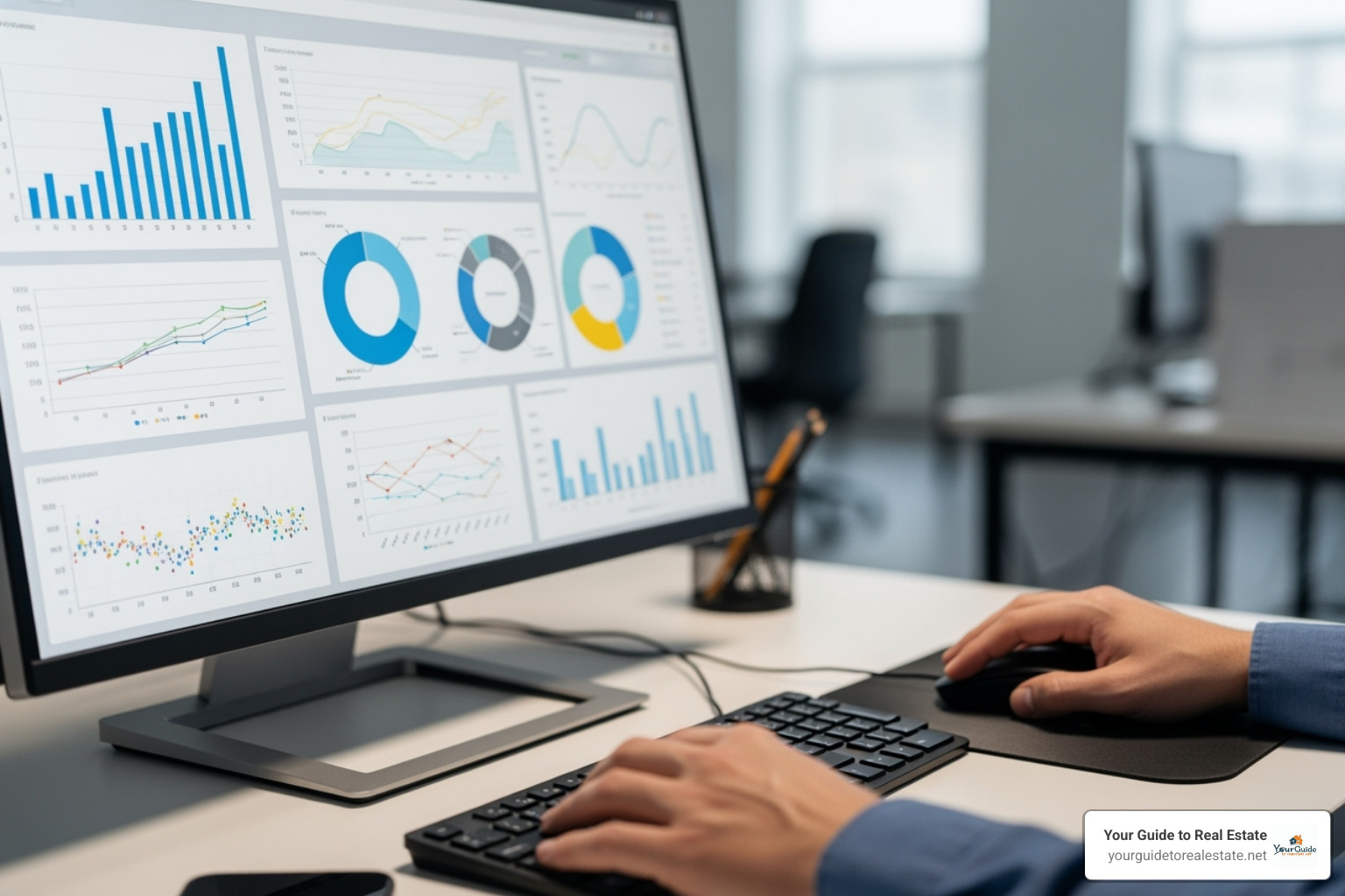 A computer screen showing various data charts and graphs, representing public access to operational data - social security transparency initiatives