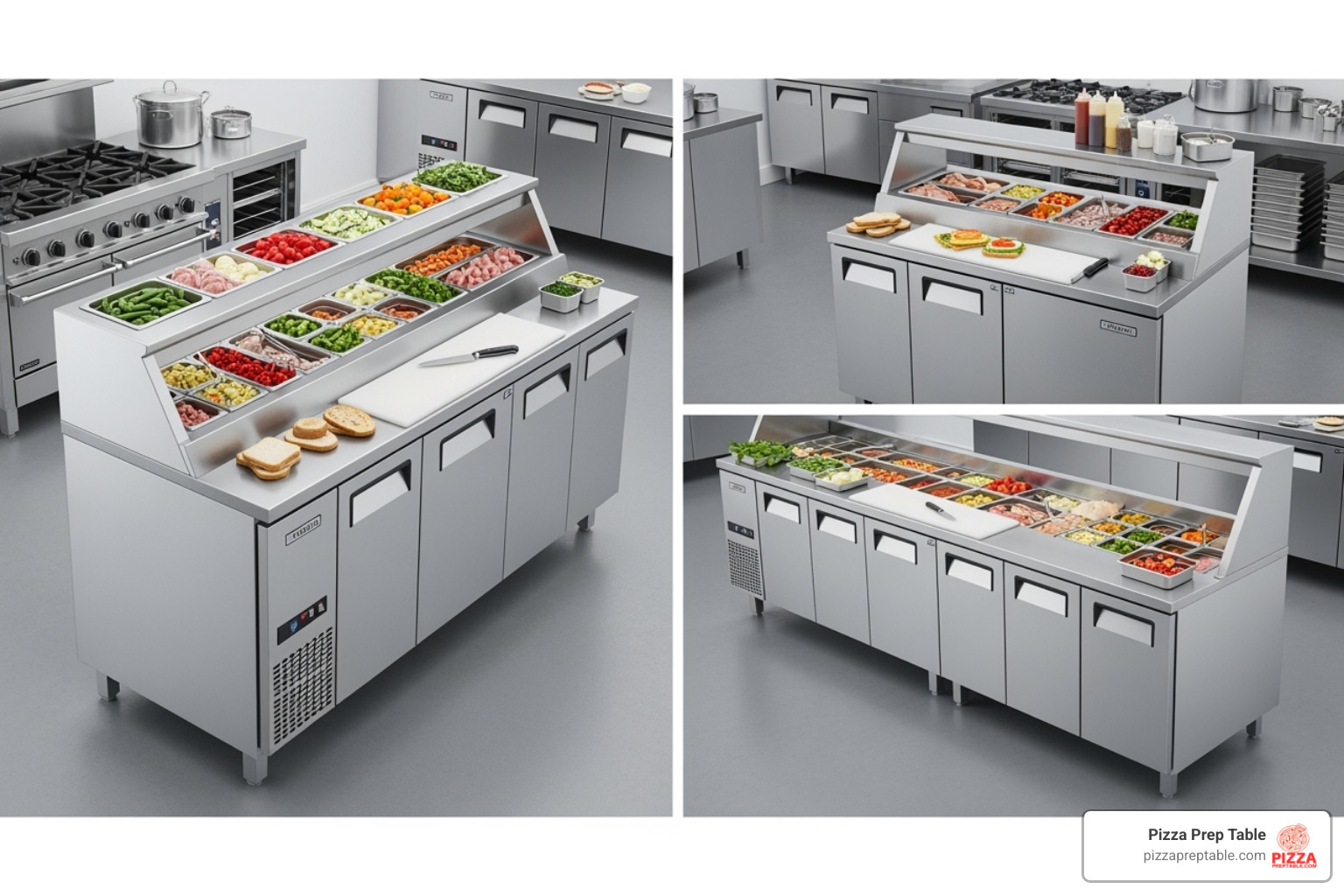 different types of sandwich prep tables (mega-top, standard, countertop) - used sandwich station different types of sandwich prep tables (mega-top, standard, countertop) - used sandwich station