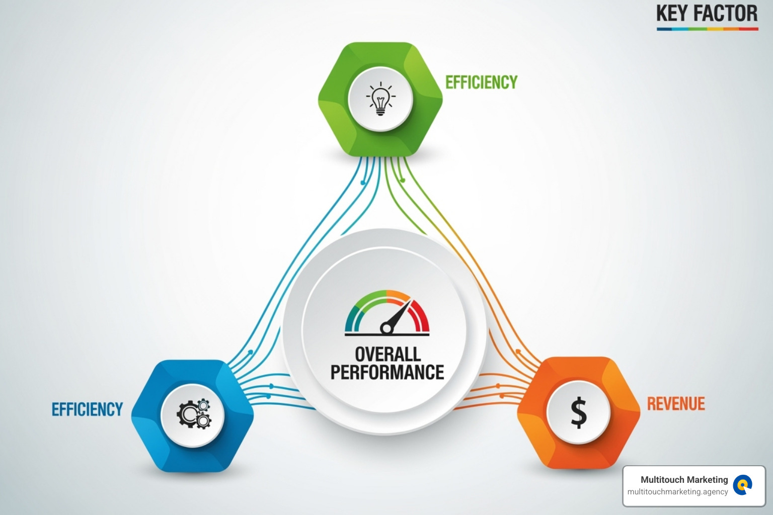 A diagram illustrating the three core components of ad quality: Expected Click-Through Rate, Ad Relevance, and Landing Page Experience, each connected to overall ad performance. - Improve ad performance