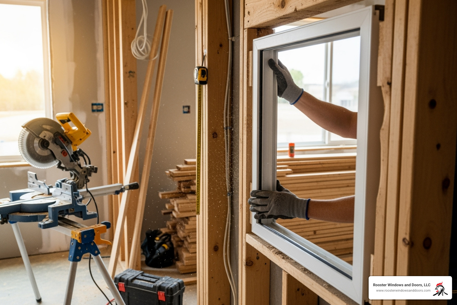 new window being installed - replace a window
