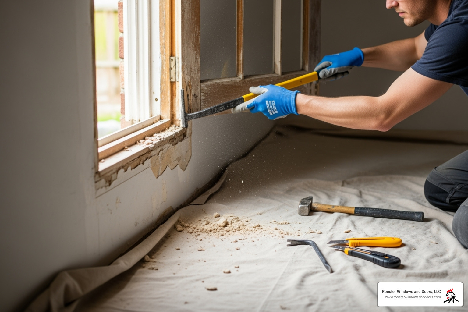 old window being removed - replace a window