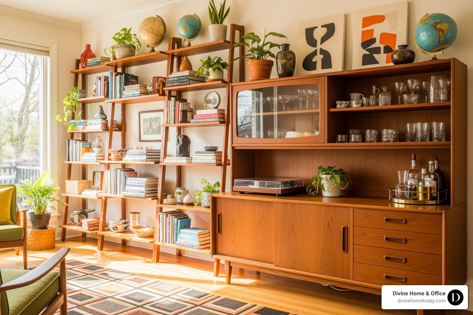 Styling Mid Century Bookshelf: 4 Perfect Steps