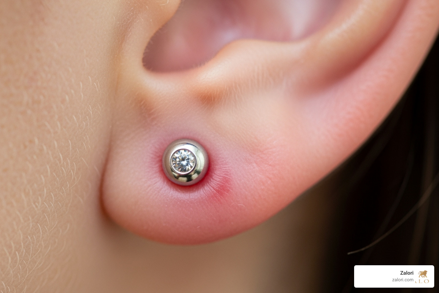 mild skin irritation around an earring - piercing metals for sensitive skin mild skin irritation around an earring - piercing metals for sensitive skin