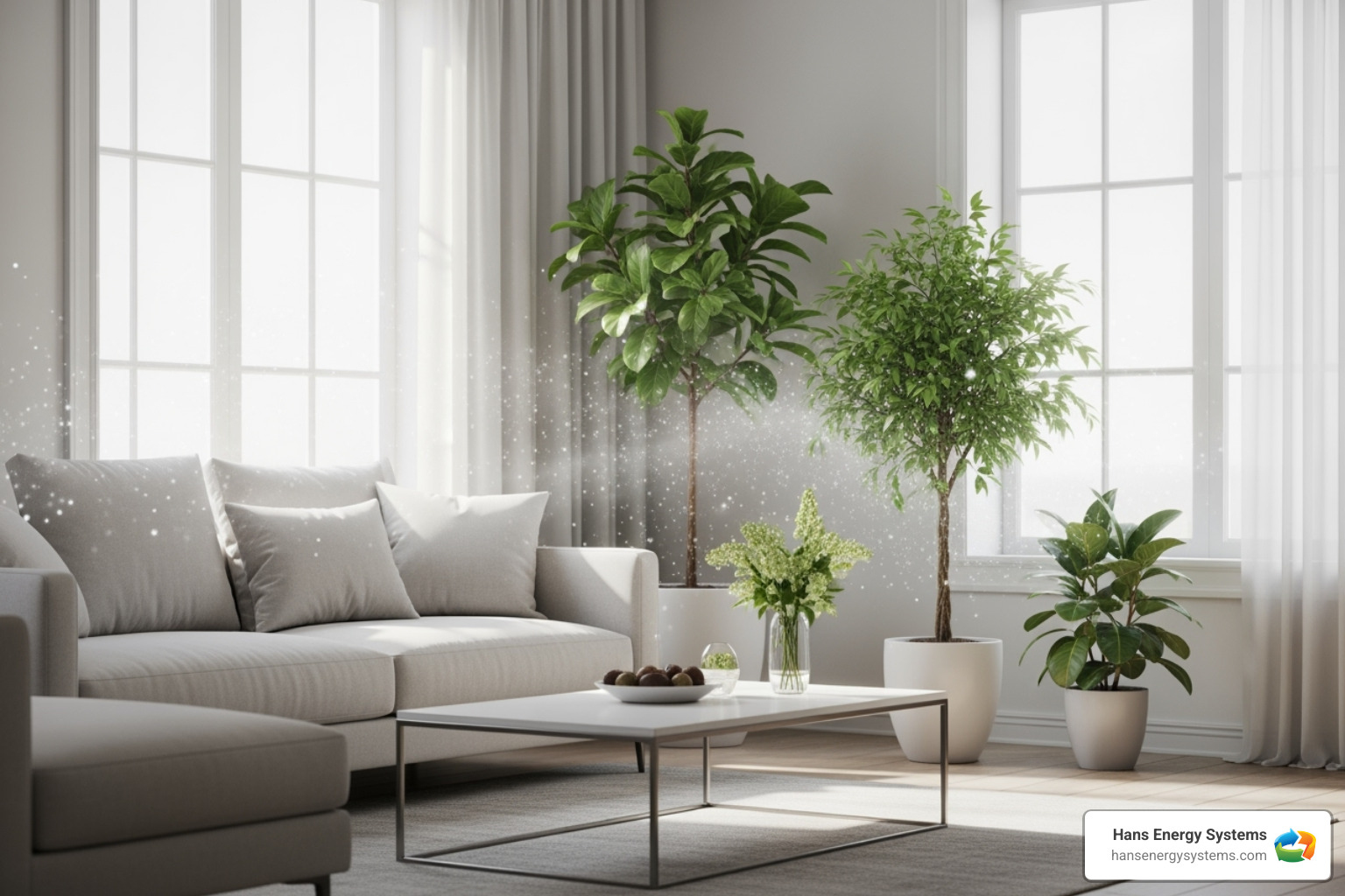 Clean air circulating in a home - Preventative AC maintenance