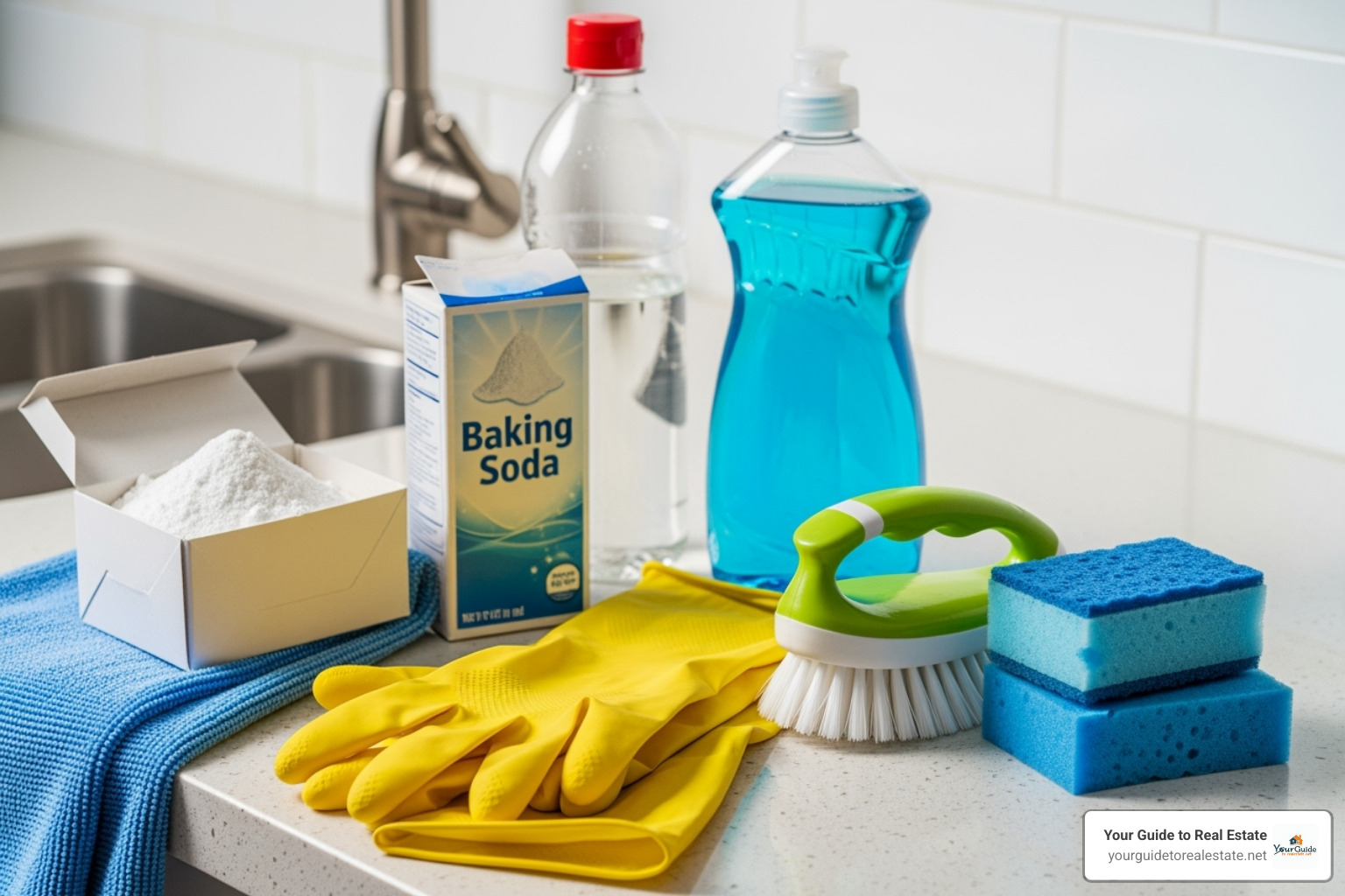 common cleaning supplies - how to clean oven racks