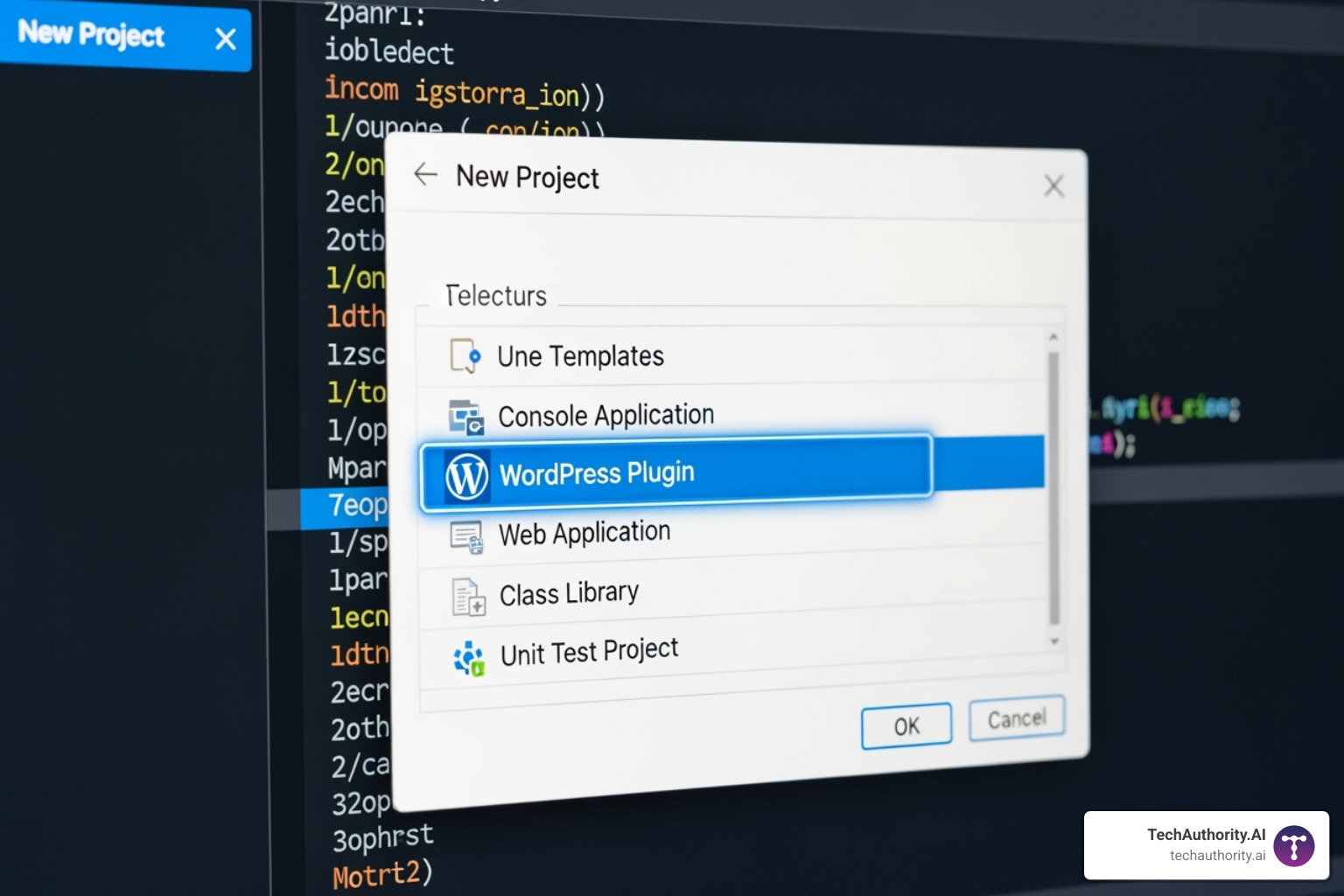 PhpStorm New Project dialog with WordPress Plugin selected - phpstorm wordpress plugin development