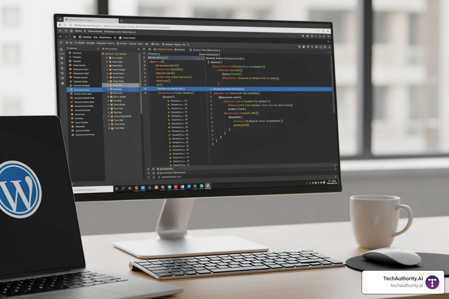 PHP_CodeSniffer highlighting a coding standard violation - phpstorm wordpress plugin development