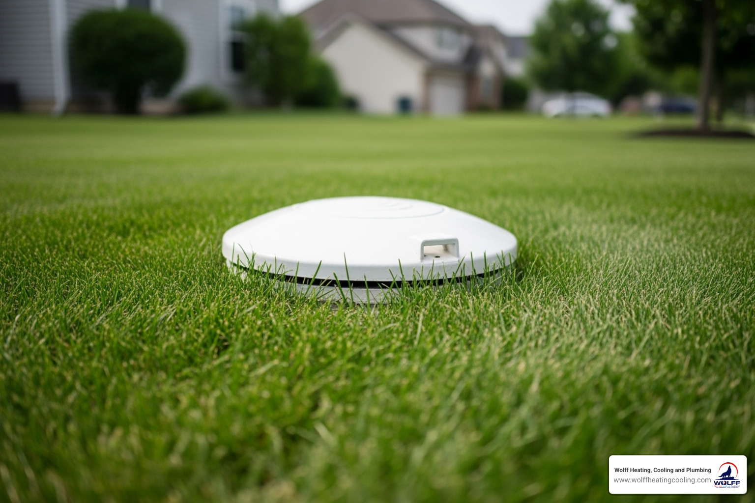 sewer cleanout access point in a residential yard - drain cleaning rio rancho