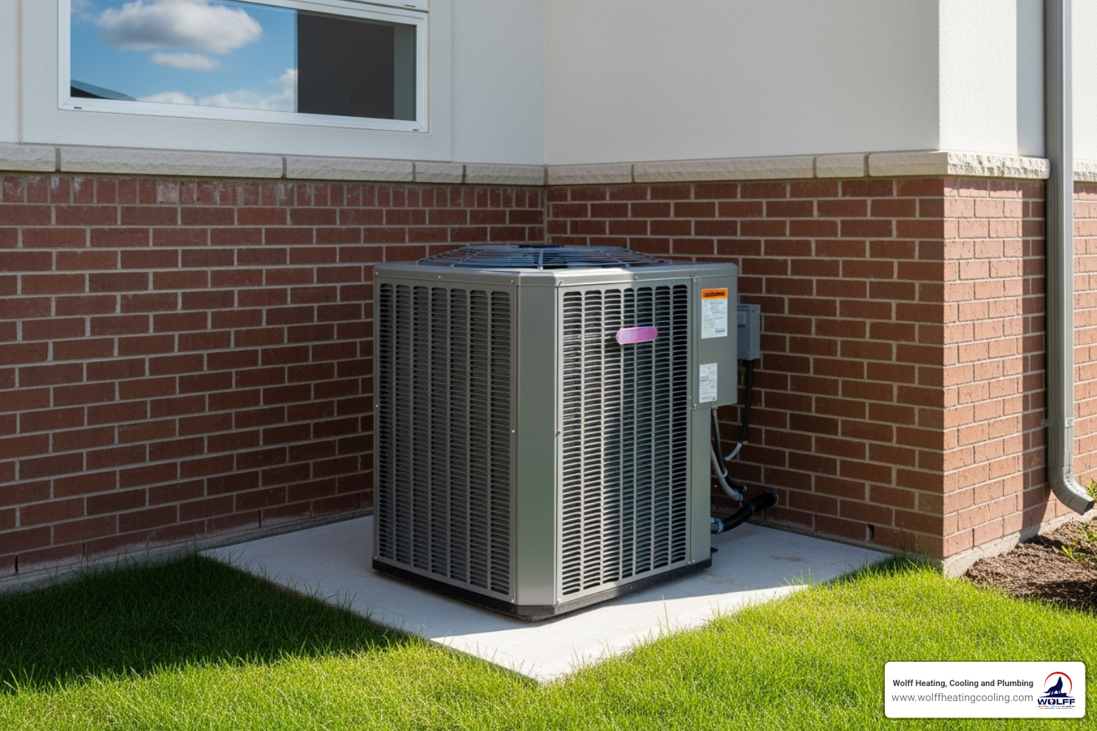 Modern central AC unit - ac repair albuquerque