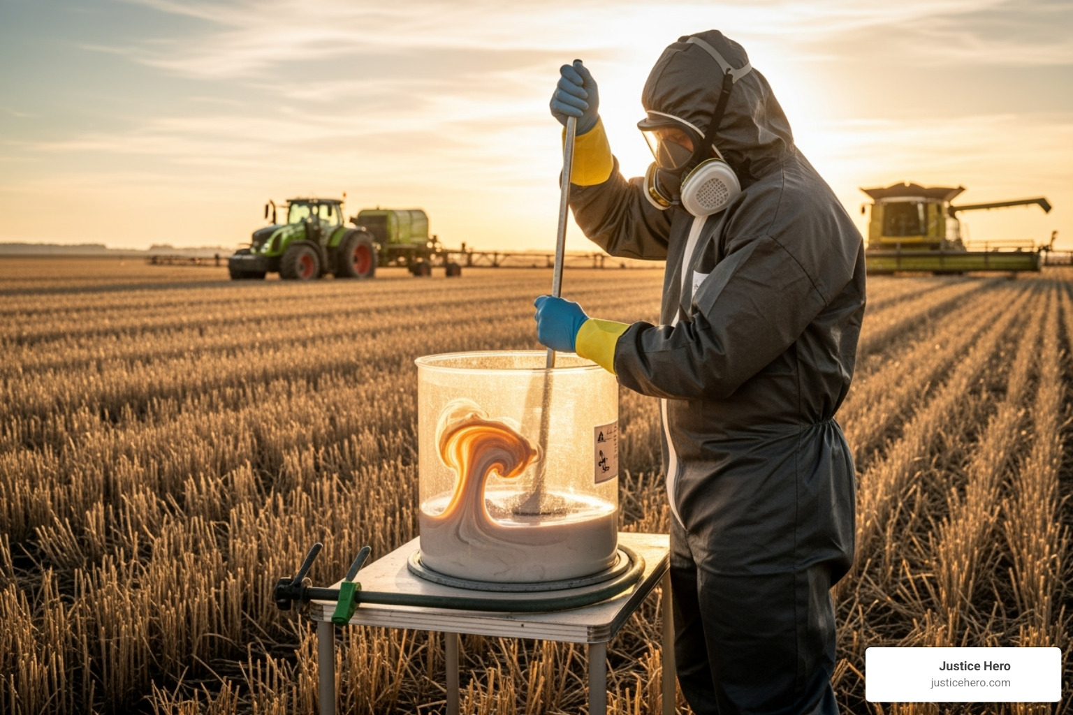 agricultural worker mixing chemicals - paraquat lawsuit assistance