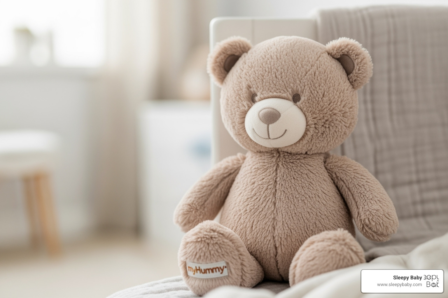 myHummy Lucas bear - best sleeping aid with remote for baby crib