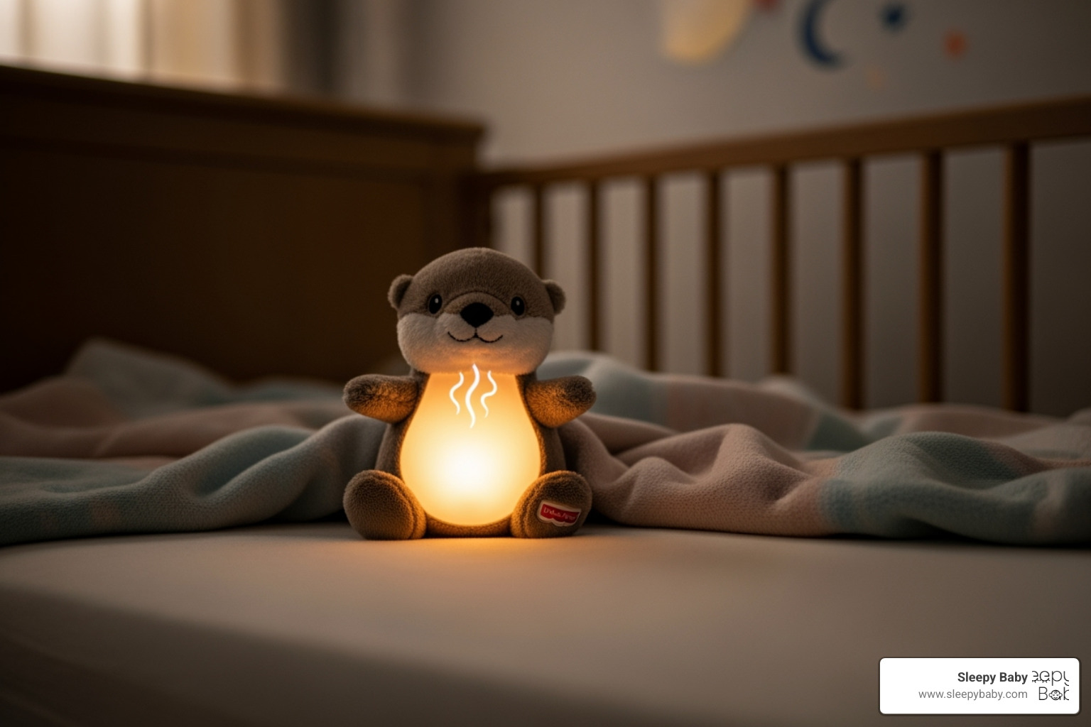 Soothe 'n Snuggle Otter - best sleeping aid with remote for baby crib